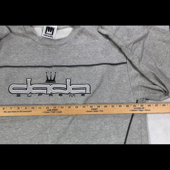 Vintage DADA SUPREME Crewneck Sweater Gray Size XL - Picture 7 of 7